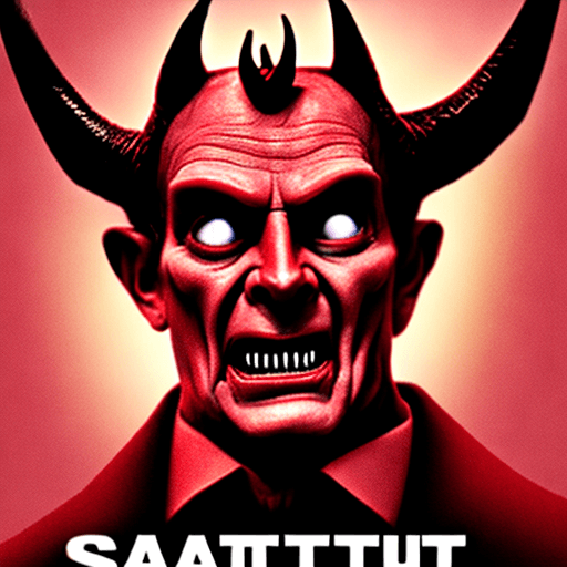 AI generated: satan 4k,
