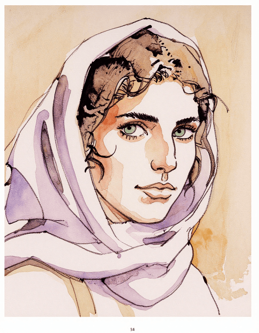 Hugo PRATT watercolor style - Image 3