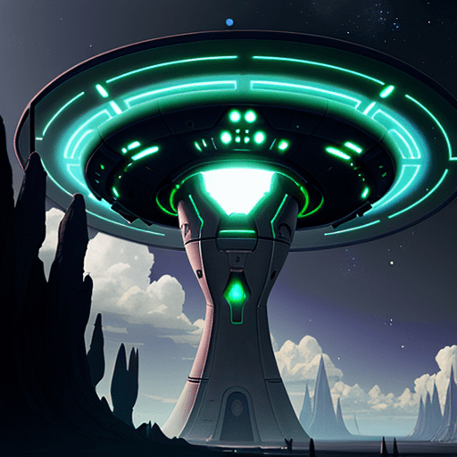 AI generated: Aetherius UFO










