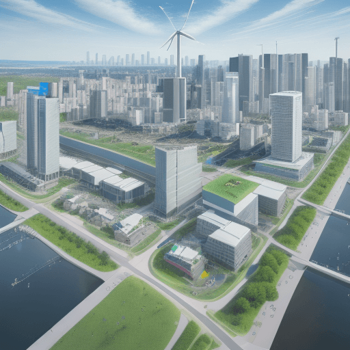 AI generated: Smart buildings
Energy efficiency
Automation
Transportation
Autonomous vehicles
Public transportatio...