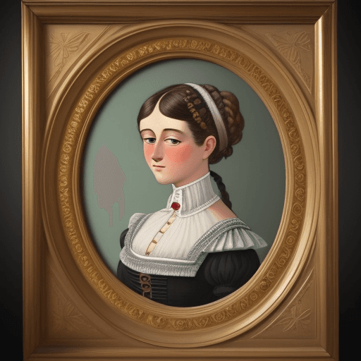 AI generated: detailed, unique, and decorative painting from the 19th century