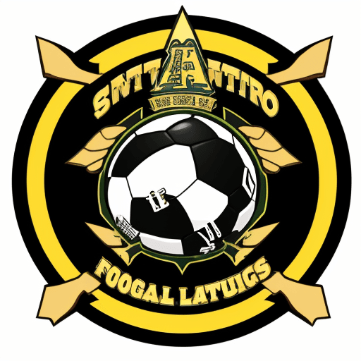 AI generated: A football logo for Amaroto Strikers FC