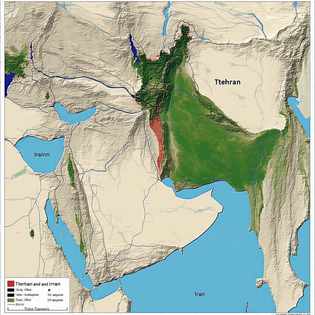 AI generated: tehran and iran