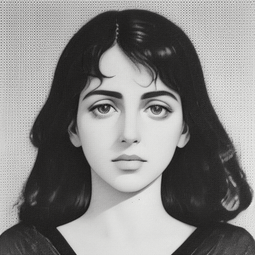 AI generated: anacoluthon :: risograph :: black and white --wallpaper