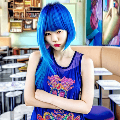 AI generated: (best quality, masterpiece, perfect face, beautiful and aesthetic:1.2, colorful, dynamic angle, high...