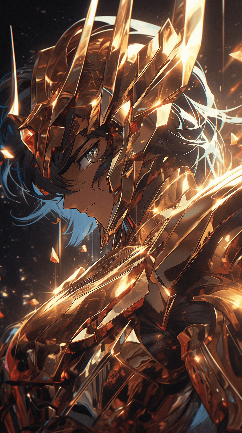 AI generated: Saint Seiya