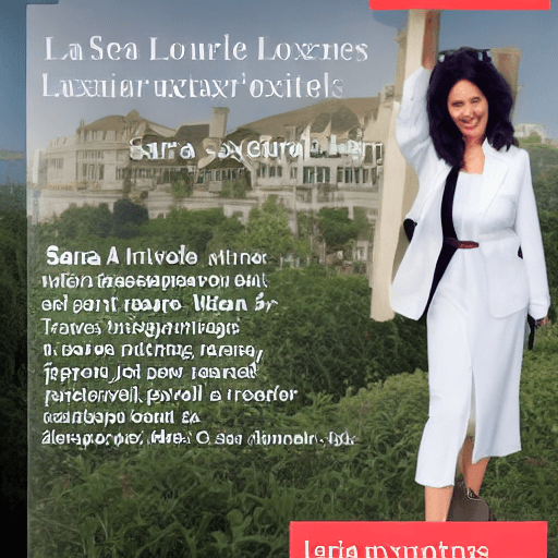 AI generated: Create for me a persona for Luxury Traveler - Sara using this text :

Sara is a 55-year-old retired ...