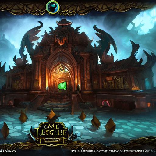 AI generated: temple, game art, league of legends, splash art, league of legends, lore, fantasy, trending on artst...