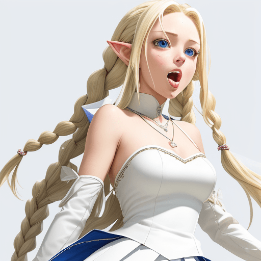 AI generated: source_anime, rating_explicit, country background, open mouth, pleasure-face, 1girl, blonde hair, po...
