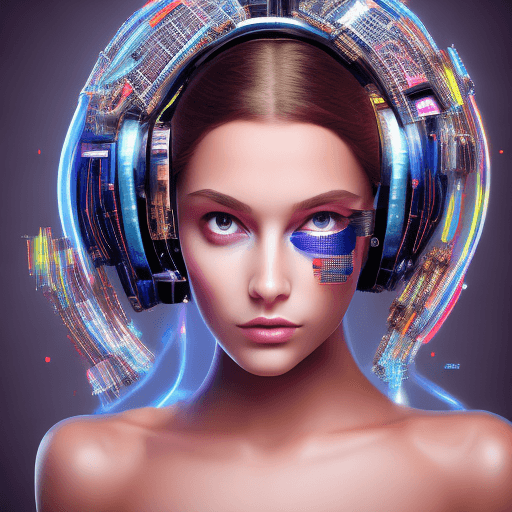 AI generated: photo trés haute définition,8K,3D,en couleur, hyper réaliste,visage vu de face d'une jolie jeune fem...