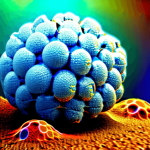 AI generated: A picture of a cancer cell, an organic medicine that fights a cancer cell, a mystical environment, a...