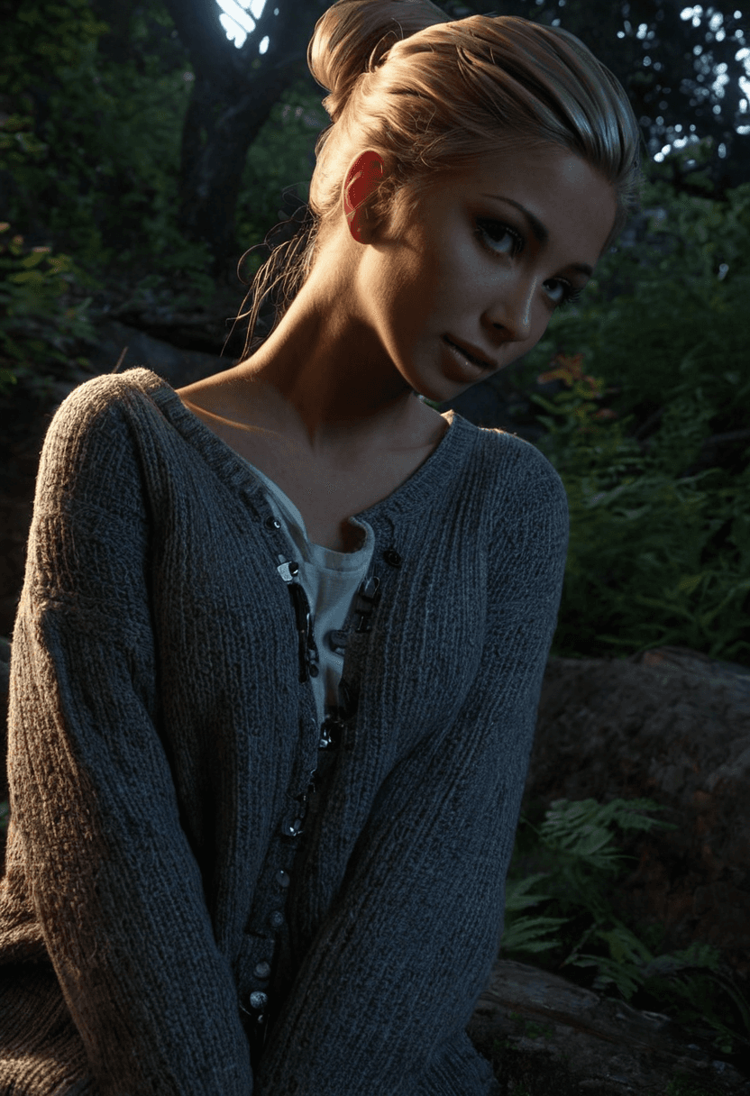 AI generated: professional 3d model Create an original character with unique features like a one-of-a-kind hairsty...