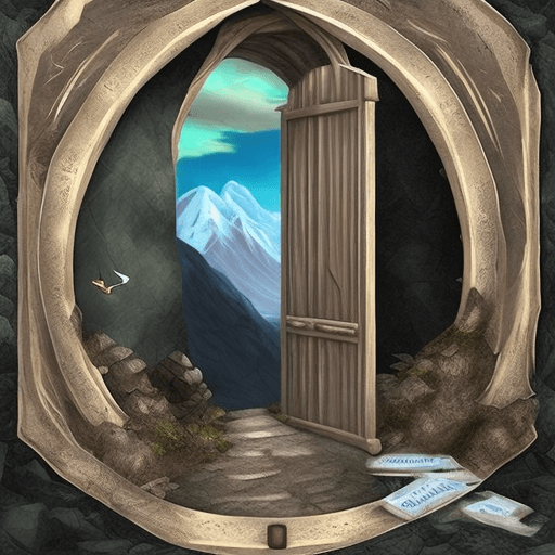 AI generated: create an enigma portal for a girl who is 22 years old wanted to be independent, intellectually stro...