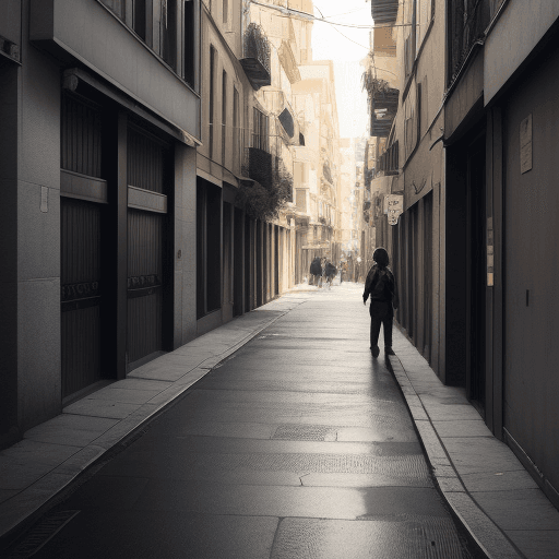 AI generated: street