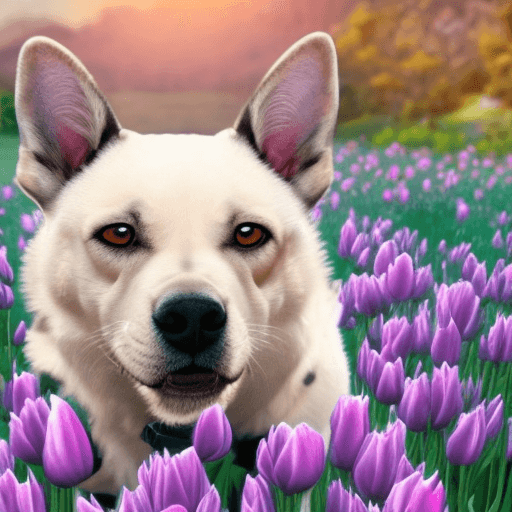 AI generated: crea la imagen de un perro blanco con manchas negras mezcla de bulldogs frances con ojos tiernos en ...