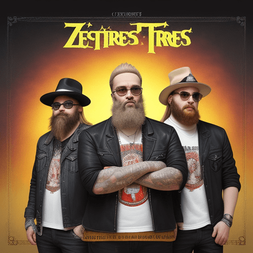 AI generated: UN MEMBRE DU GROUPE ZZTOP SORT UN ALBUM CHRISTIANS ET J-C EST SUPER FAN