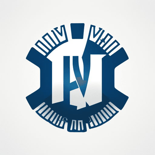 AI generated: Logo design for a musical events company called "Vibey", white background, simple, V Letter mark