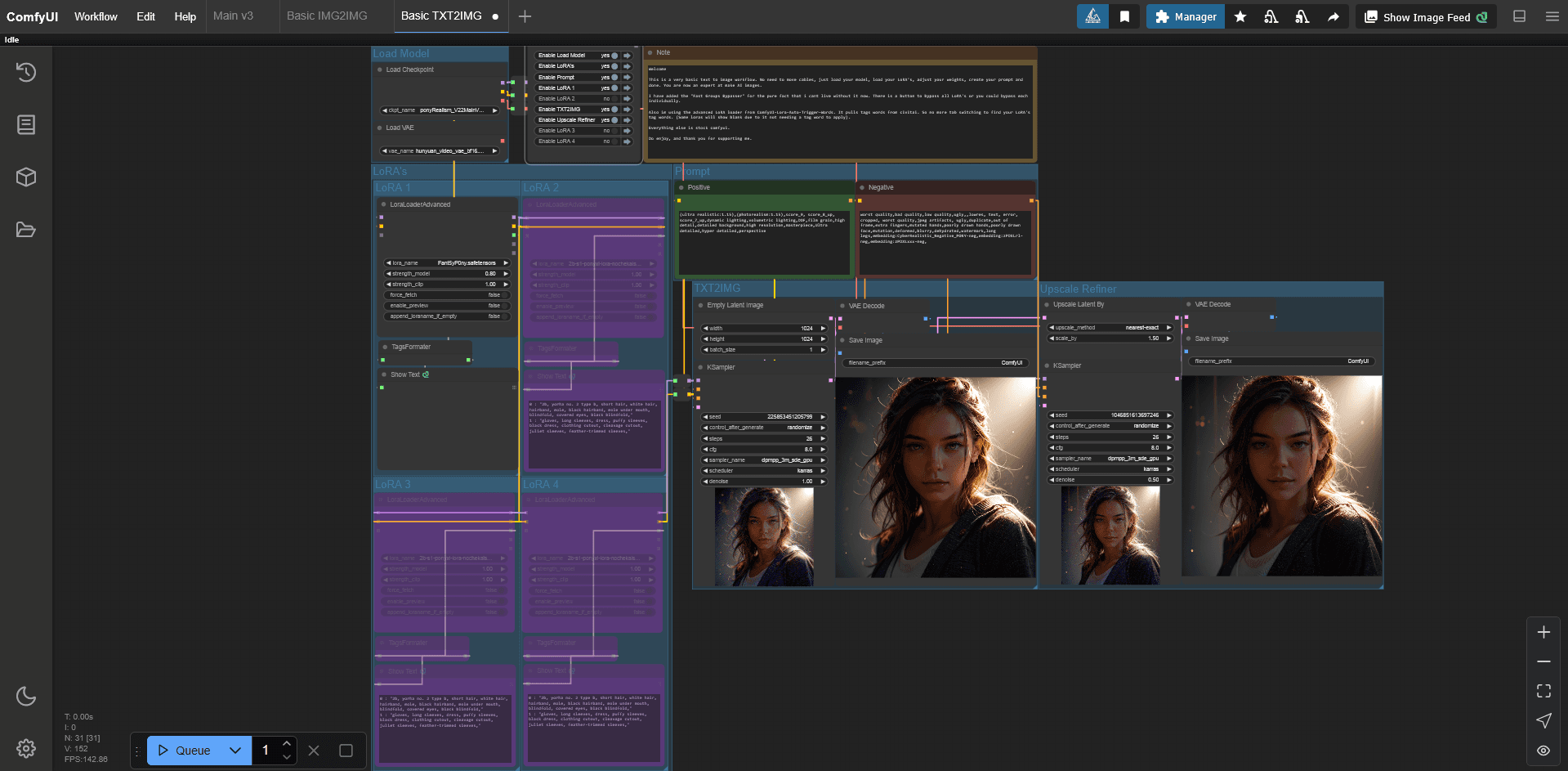GarouAI's Basic TXT2IMG with Upscale - Image 1