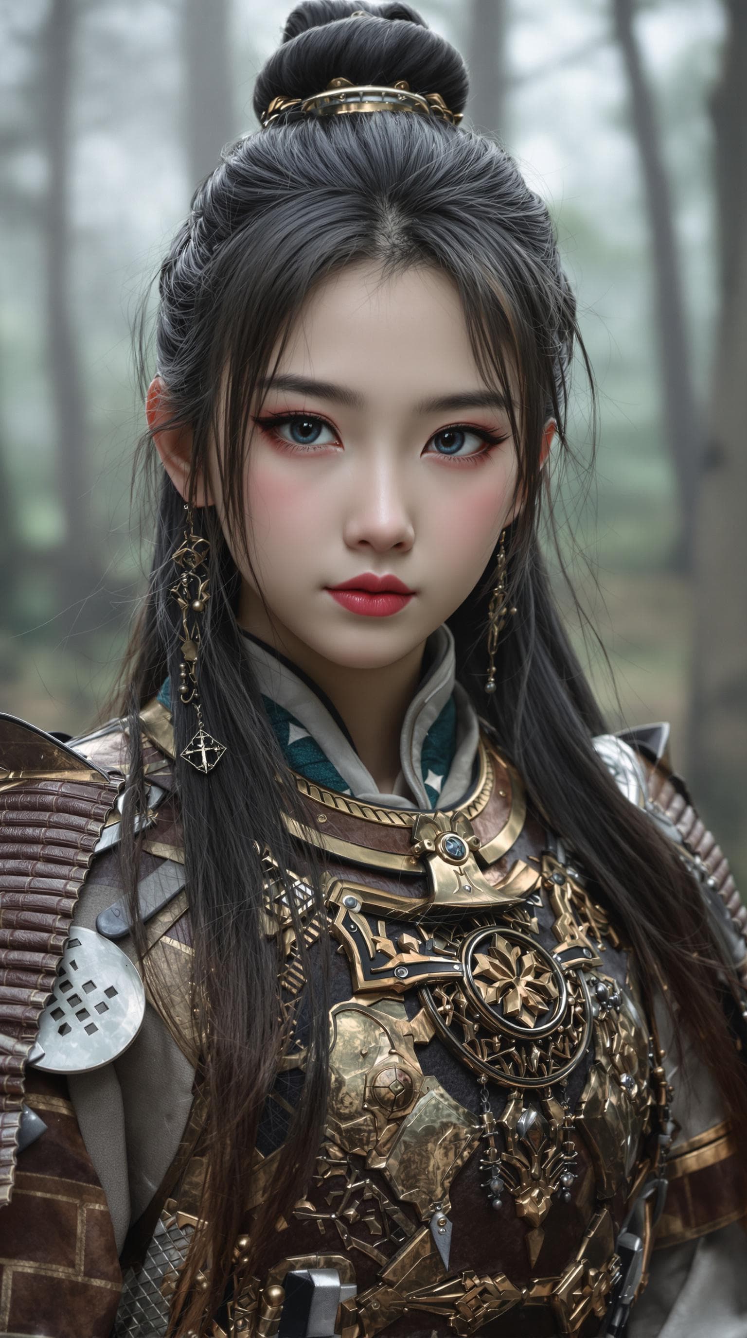 AI generated: a professional photo of a exceptionally beautiful girl in the world (age 7), (seven year old) Chines...