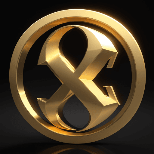 AI generated: 3E characters logo in 3d, smooth, jewelry, shine, ray tracing, octane rendering, shiny and reflectiv...