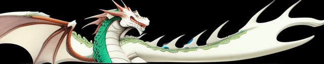 AI generated: dragon blanco