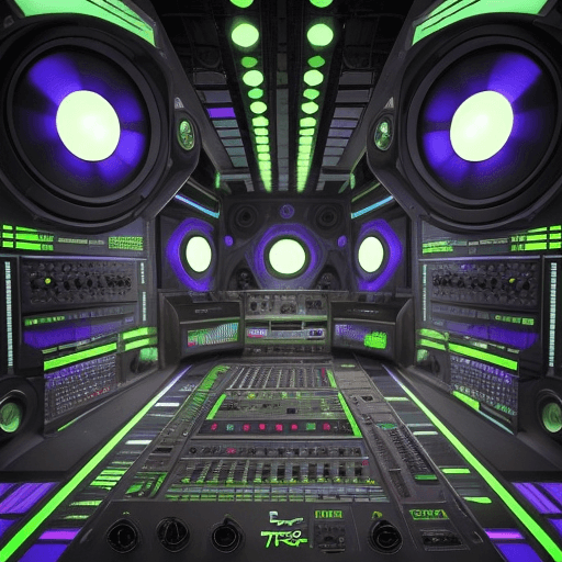 AI generated: ineed a fresh and funky background. Surprise me ..its for beatport techno
