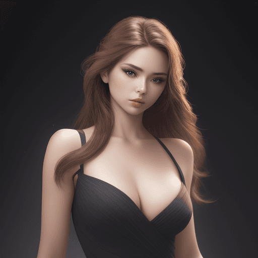 AI generated: stunning photograph of a beautiful woman shot in HD, hyperrealistic, blurred motion background --ar ...