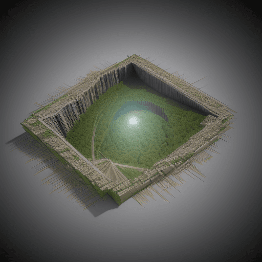AI generated: Fundo de vidro gradiente abstrato, renderização 3d.