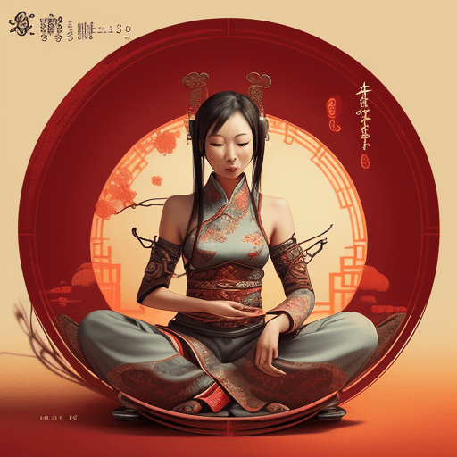 AI generated: delicious, epic, oriental asien, ambient music, album art - V3