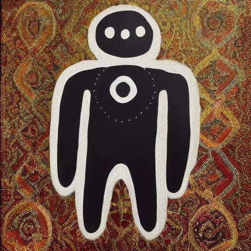 AI generated: ufo, solo, ab0rigin41 style <lora:ab0rigin41-000020:1>