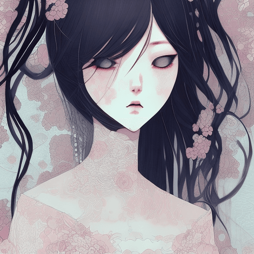 AI generated: Digital illustration,anime woman , long thights, modern, anime style,impesto painting , soft color p...