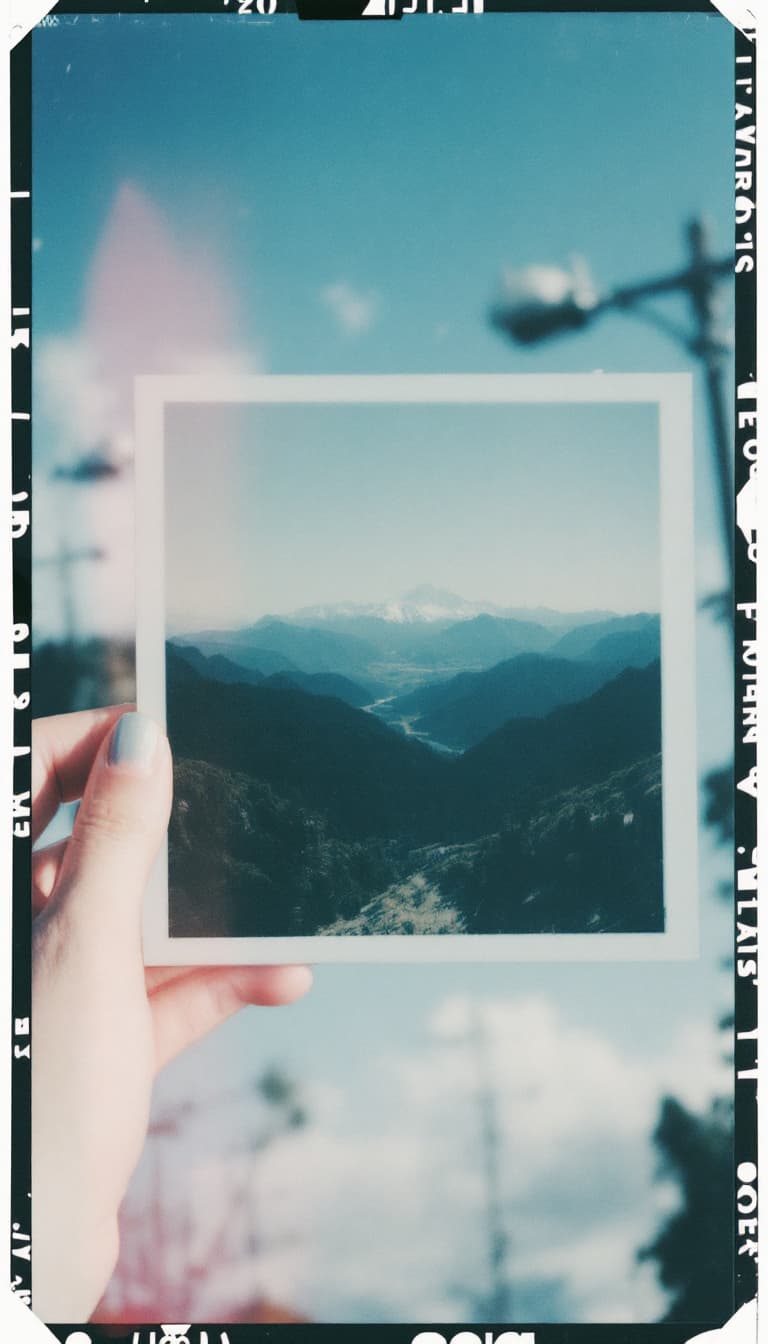 AI generated: polaroid_24, color polaroid fujifilm