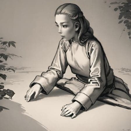 咸鱼类国画素描-fish  Class Chinese painting sketch
