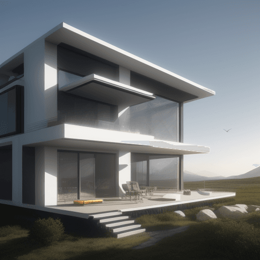 AI generated: design a futuristic house where resident have interaction with sustainable energy, 4k, cinematic
