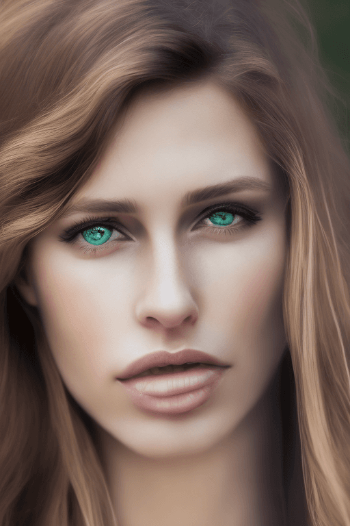 AI generated: realistic photo of very beautiful girl, a young supermodel girl, green eyes, full body photo, photo ...