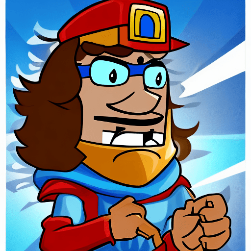 AI generated: computer hero