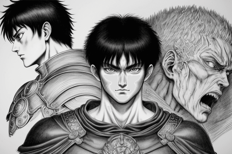 AI generated: monochrome, a man with bored and tired eyes, black hair, Without T-Shirt, manga, ((without helmet)),...