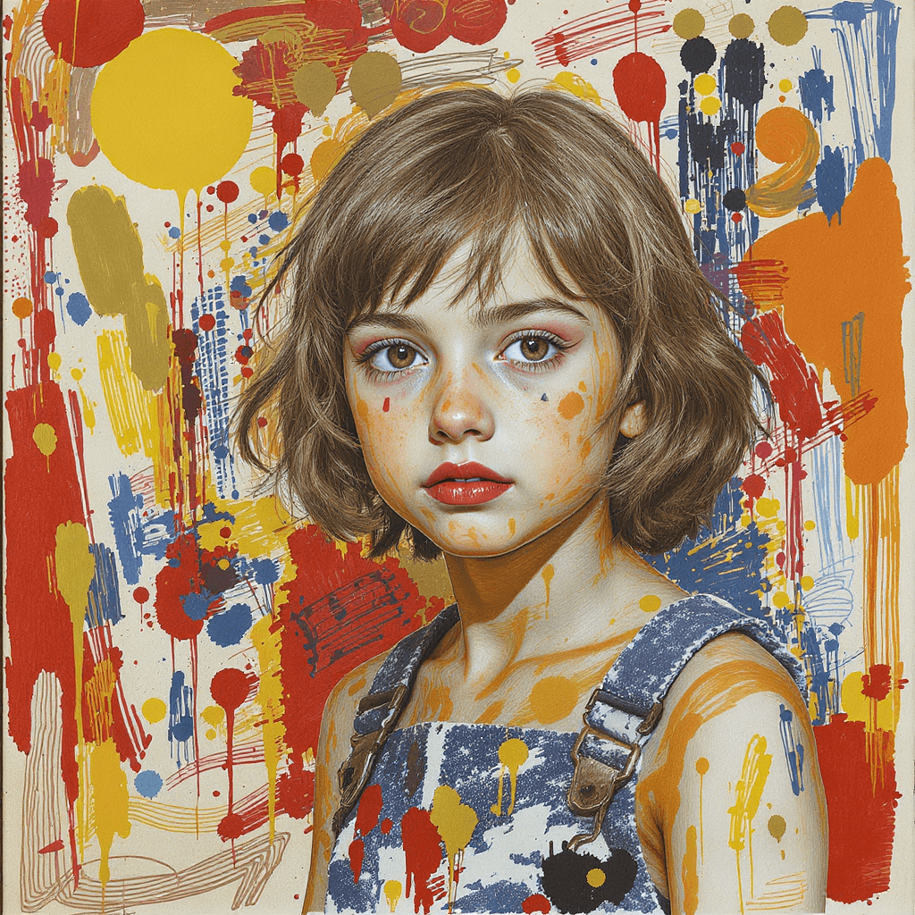 AI generated: artist boy

