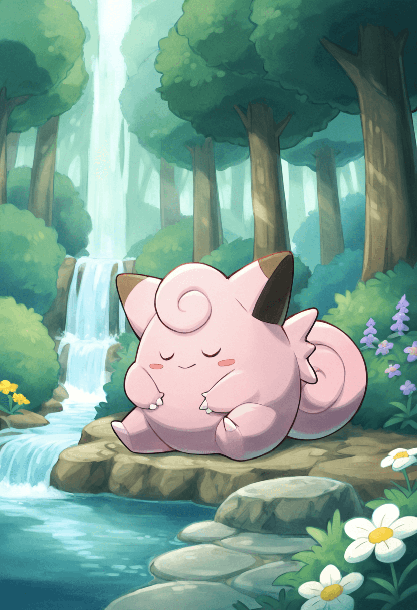 Clefairy: Tiny Pixie | ピッピ (Pokedex #0035) [Illustrious]