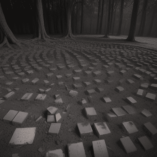 AI generated: an acre of ashes, ashes, aches