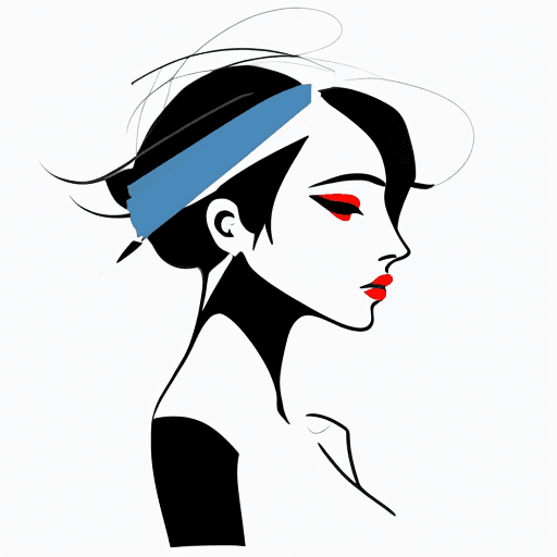 AI generated: A minimalist abstract sketch of a woman --ar 1:2 --stylize 750 --v 6