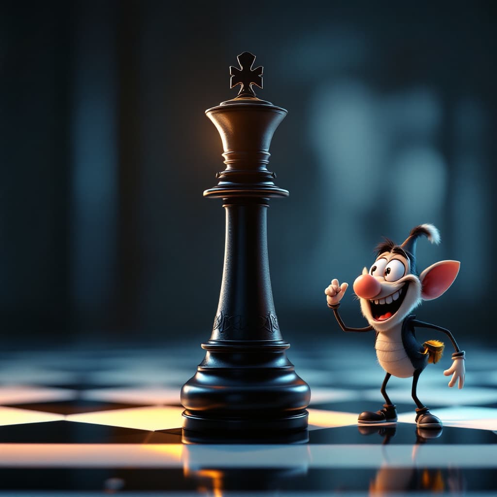 AI generated: Generate two images for a chess channel's avatar on YouTube and TikTok. The first image for YouTube ...