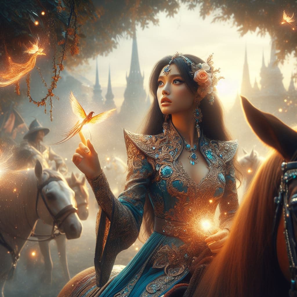 AI generated: when magic comes in your life,fantasy,other world,photorealism, very wonderful, shiny,dynamic lights...