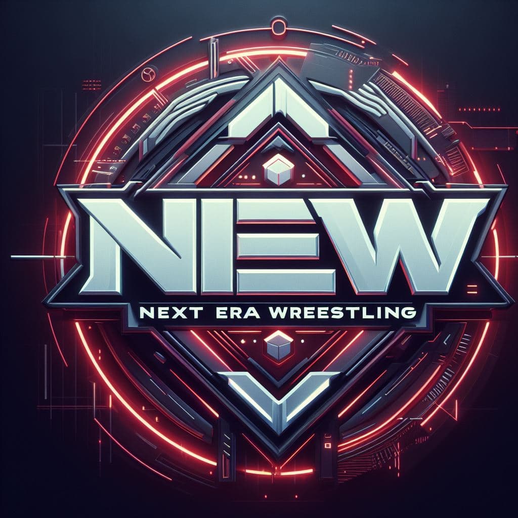 AI generated: NEW, Next Era Wrestling, Logo