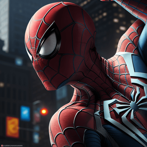 AI generated: Spider man in dynamics, highly detailed, packed with hidden details, style, high dynamic range, hype...
