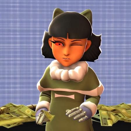 Olivia Man (from Team Fortress 2) 3D Illustrious