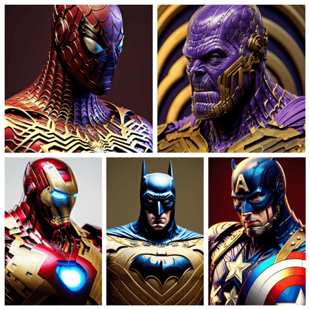 Gold Armor Portraits 1.5 RichStyle - Image 1
