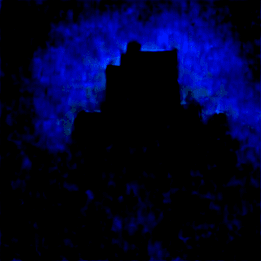 AI generated: This should be a background with a large castle, an echo, and trees. Everything is done in dark colo...
