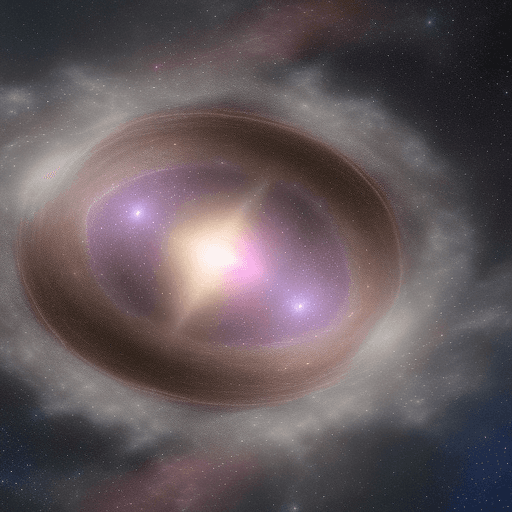 AI generated: A spaceship , in a universe full of stars, galaxies, and colorful planets. The sky is wide and blue,...