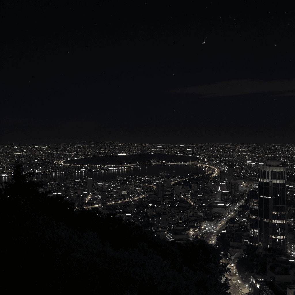 AI generated: Night sight view
